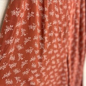 American Eagle Boho pants, burnt orange/coral, flowy dress pants